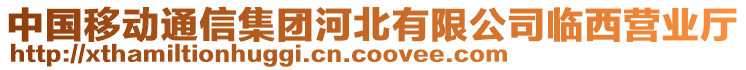 中國(guó)移動(dòng)通信集團(tuán)河北有限公司臨西營(yíng)業(yè)廳