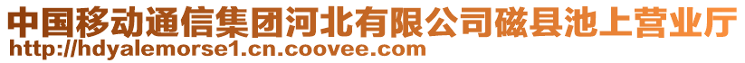 中國移動通信集團(tuán)河北有限公司磁縣池上營業(yè)廳