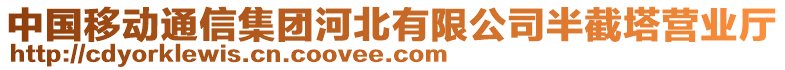 中國(guó)移動(dòng)通信集團(tuán)河北有限公司半截塔營(yíng)業(yè)廳