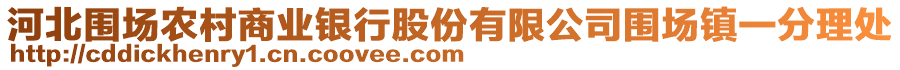 河北围场农村商业银行股份有限公司围场镇一分理处