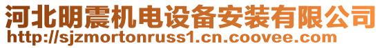 河北明震機電設備安裝有限公司