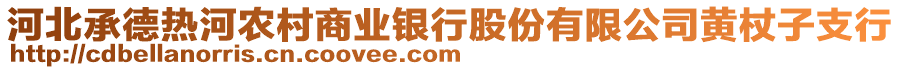 河北承德熱河農(nóng)村商業(yè)銀行股份有限公司黃杖子支行