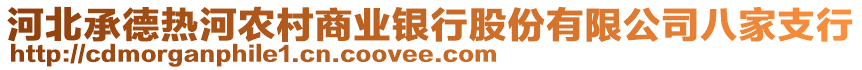 河北承德熱河農(nóng)村商業(yè)銀行股份有限公司八家支行