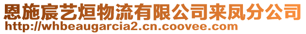 恩施宸藝烜物流有限公司來鳳分公司