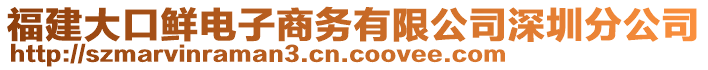 福建大口鲜电子商务有限公司深圳分公司