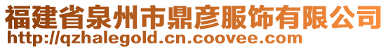 福建省泉州市鼎彥服飾有限公司