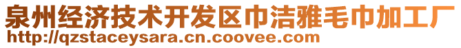 泉州經(jīng)濟(jì)技術(shù)開(kāi)發(fā)區(qū)巾潔雅毛巾加工廠