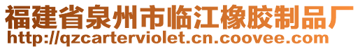 福建省泉州市臨江橡膠制品廠