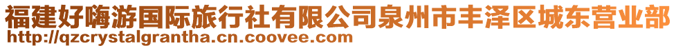 福建好嗨游國(guó)際旅行社有限公司泉州市豐澤區(qū)城東營(yíng)業(yè)部