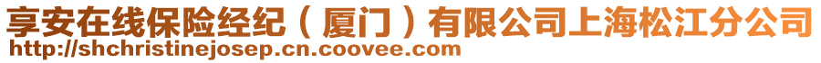 享安在線保險經(jīng)紀(jì)（廈門）有限公司上海松江分公司