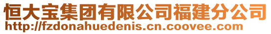 恒大寶集團有限公司福建分公司