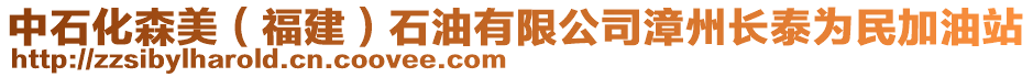 中石化森美(福建)石油有限公司漳州長泰為民加油站
