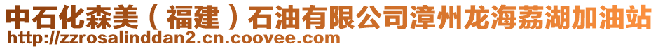 中石化森美(福建)石油有限公司漳州龍海荔湖加油站