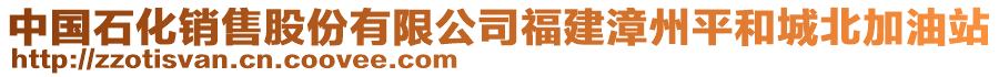 中國石化銷售股份有限公司福建漳州平和城北加油站