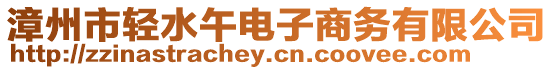 漳州市輕水午電子商務(wù)有限公司