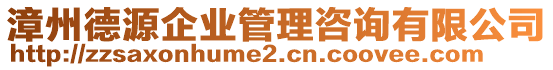 漳州德源企業(yè)管理咨詢有限公司