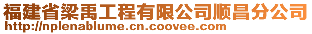 福建省梁禹工程有限公司順昌分公司