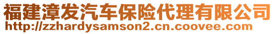 福建漳發(fā)汽車保險代理有限公司