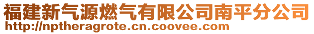 福建新氣源燃氣有限公司南平分公司