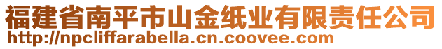 福建省南平市山金紙業(yè)有限責(zé)任公司