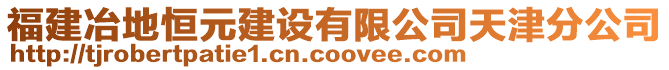 福建冶地恒元建設有限公司天津分公司