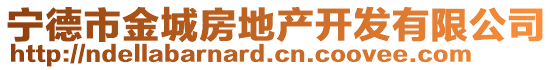 寧德市金城房地產(chǎn)開發(fā)有限公司