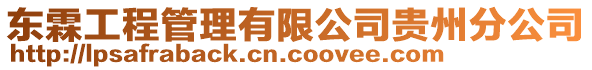 東霖工程管理有限公司貴州分公司