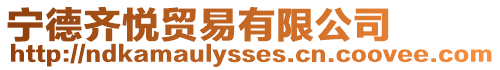 寧德齊悅貿易有限公司