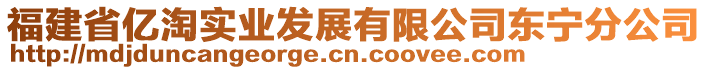 福建省億淘實業(yè)發(fā)展有限公司東寧分公司