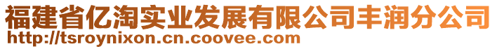 福建省億淘實業(yè)發(fā)展有限公司豐潤分公司