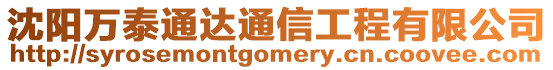 沈陽萬泰通達(dá)通信工程有限公司