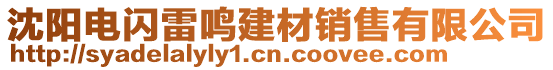 沈陽電閃雷鳴建材銷售有限公司