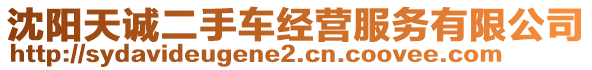 沈陽(yáng)天誠(chéng)二手車經(jīng)營(yíng)服務(wù)有限公司