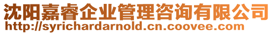 沈陽嘉睿企業管理咨詢有限公司