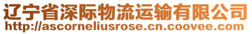 遼寧省深際物流運輸有限公司