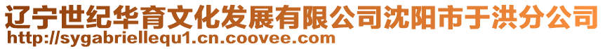 遼寧世紀華育文化發展有限公司沈陽市于洪分公司