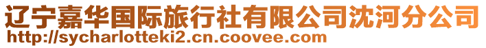 遼寧嘉華國際旅行社有限公司沈河分公司