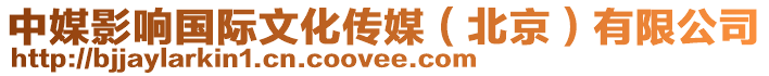 中媒影響國(guó)際文化傳媒(北京)有限公司