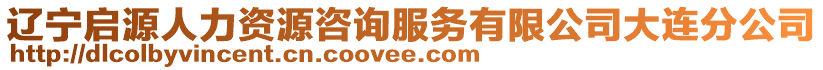 遼寧啟源人力資源咨詢服務有限公司大連分公司