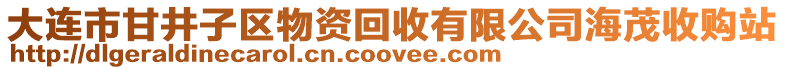 大連市甘井子區(qū)物資回收有限公司海茂收購站