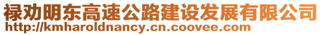 祿勸明東高速公路建設(shè)發(fā)展有限公司