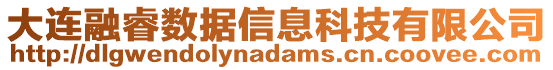 大連融睿數(shù)據(jù)信息科技有限公司