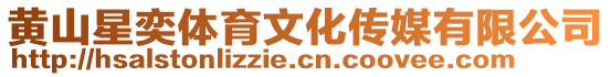 黃山星奕體育文化傳媒有限公司