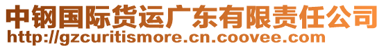 中鋼國(guó)際貨運(yùn)廣東有限責(zé)任公司