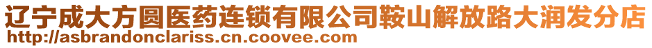 遼寧成大方圓醫藥連鎖有限公司鞍山解放路大潤發分店