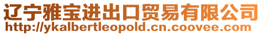 遼寧雅寶進出口貿(mào)易有限公司