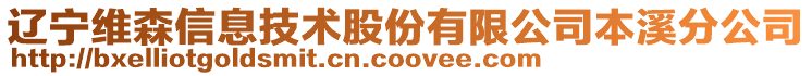 遼寧維森信息技術(shù)股份有限公司本溪分公司