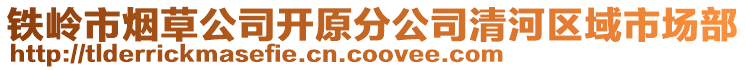 铁岭市烟草公司开原分公司清河区域市场部