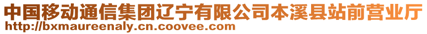 中國(guó)移動(dòng)通信集團(tuán)遼寧有限公司本溪縣站前營(yíng)業(yè)廳