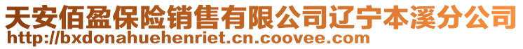 天安佰盈保險(xiǎn)銷售有限公司遼寧本溪分公司